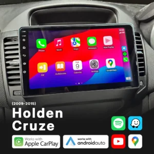 Holden Cruze 2009-2015 - Head Unit Replacement: Radio Infotainment System with Wired & Wireless Apple CarPlay and Android Auto Compatibility